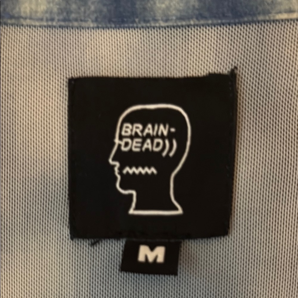 Brain Dead Button Down Mesh Top - image 2